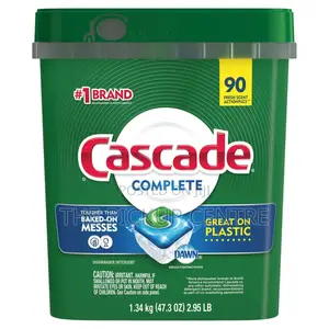 Cascade Complete Dishwasher Detergent Actionpacs, 90 Count
