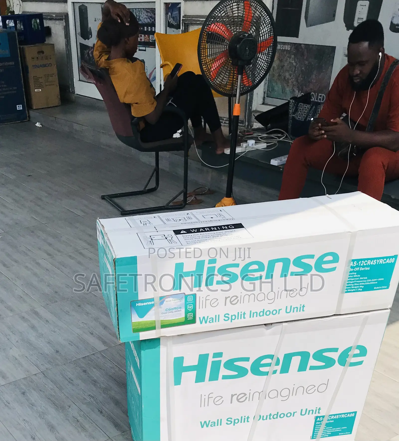 Affordable Auto Swing 2.0hp Split R410a White Hisense Ac