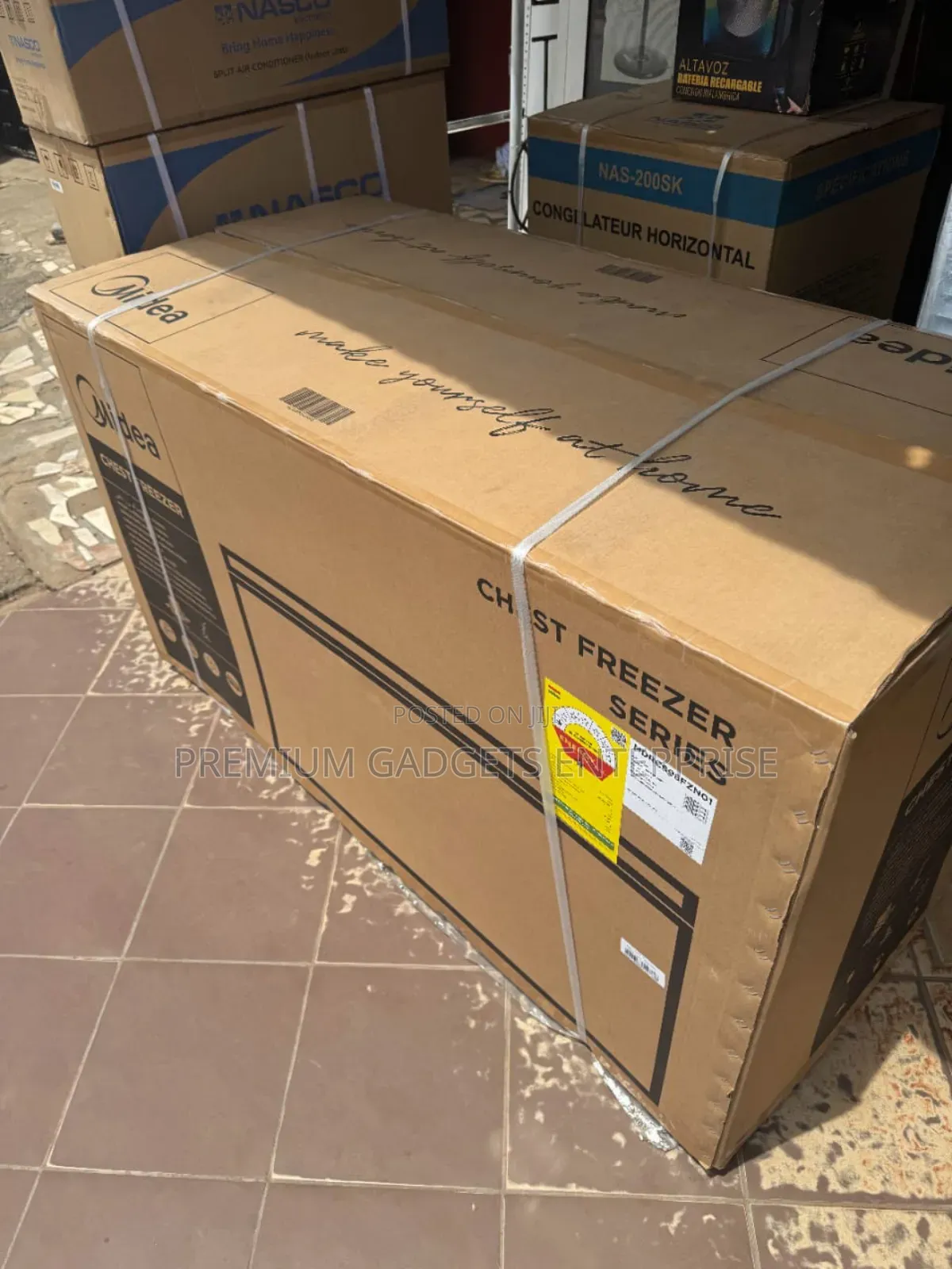 Genuine Midea Fast Cooling 508ltr Double Door Chest Freezer