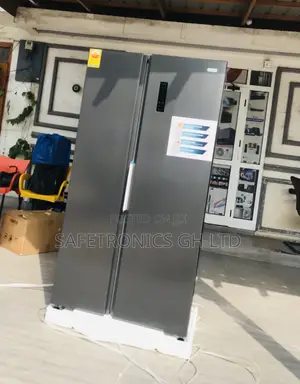 Nasco Energy Saving Grey Sidebyside Doubledoor Fridge