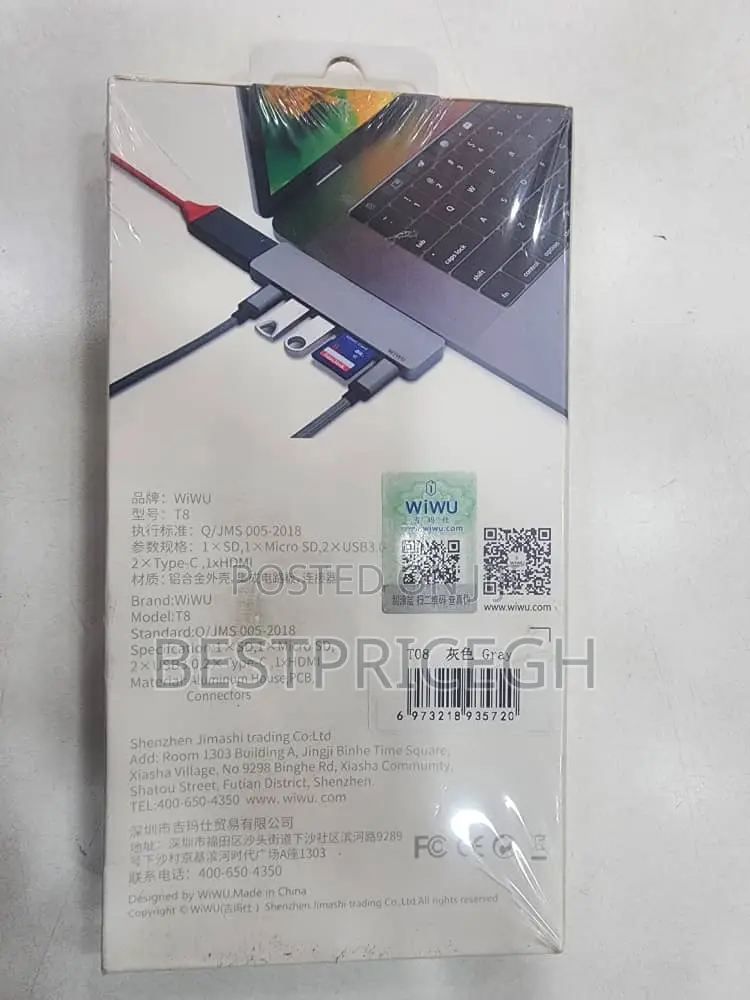 Wiwu Usb Type-C 7-in-1 Hub