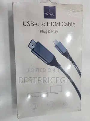 Photo - Wiwu Usb-C to Hdmi Cable Plug and Play