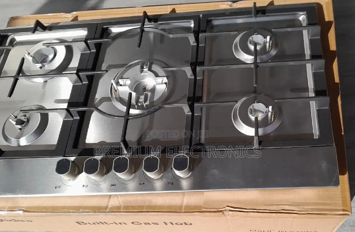Midea Robust Cast Iron Pan Support Built-in 90cm 5 Burner