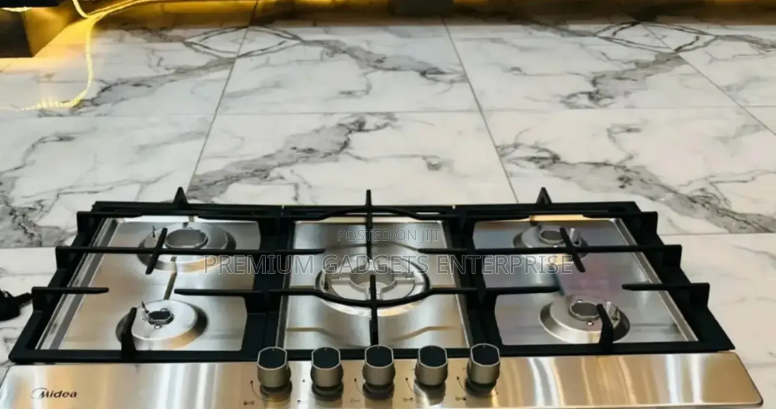 Midea 5 Burner Inbuilt Gas Hob (90g50me005-Sft) 90cm