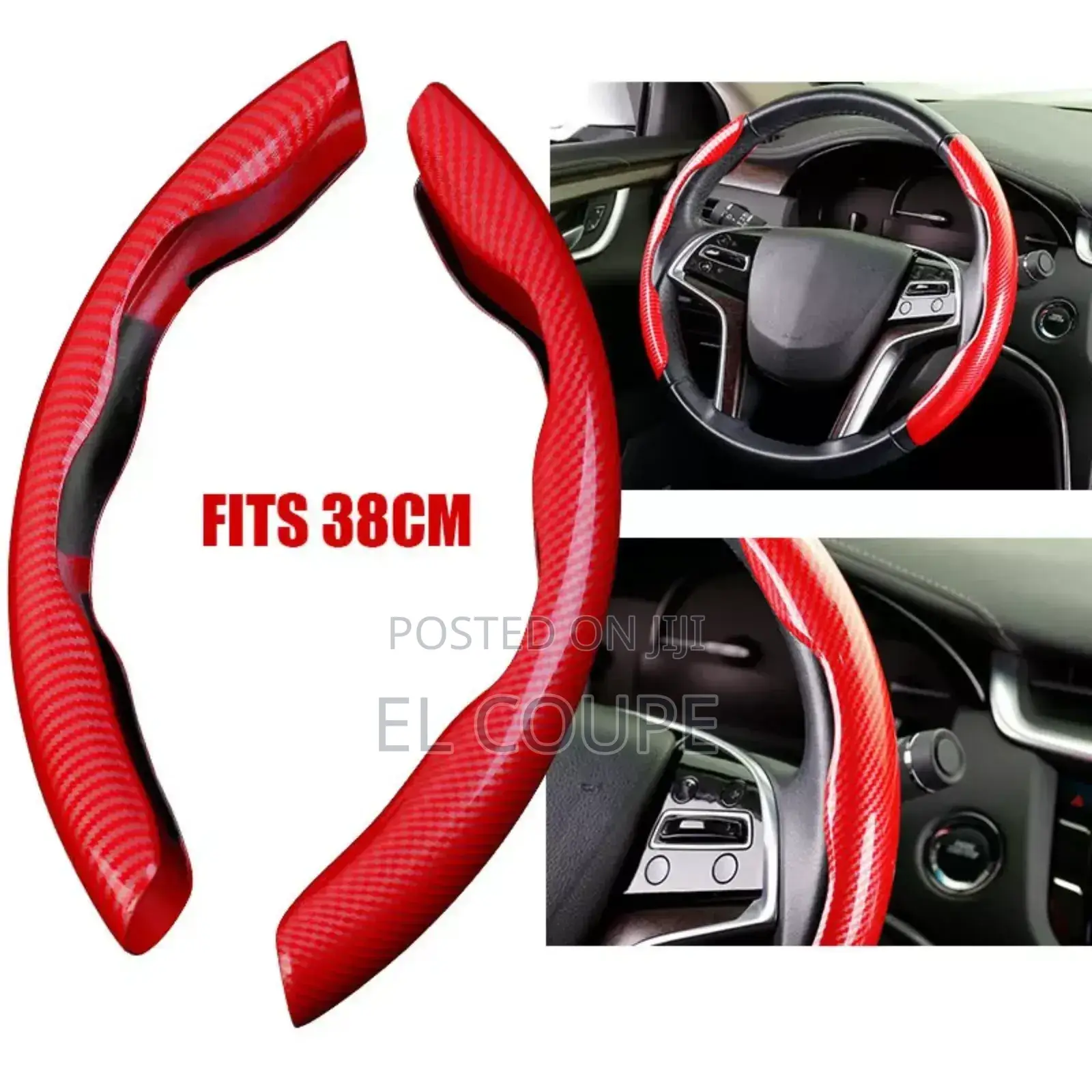 Fiber Steering Wheel Cover for Mercedes Benz