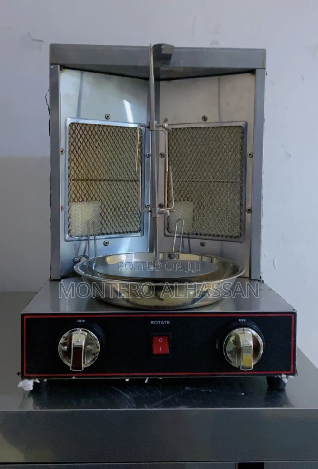 2 Burner Shawarma Machine