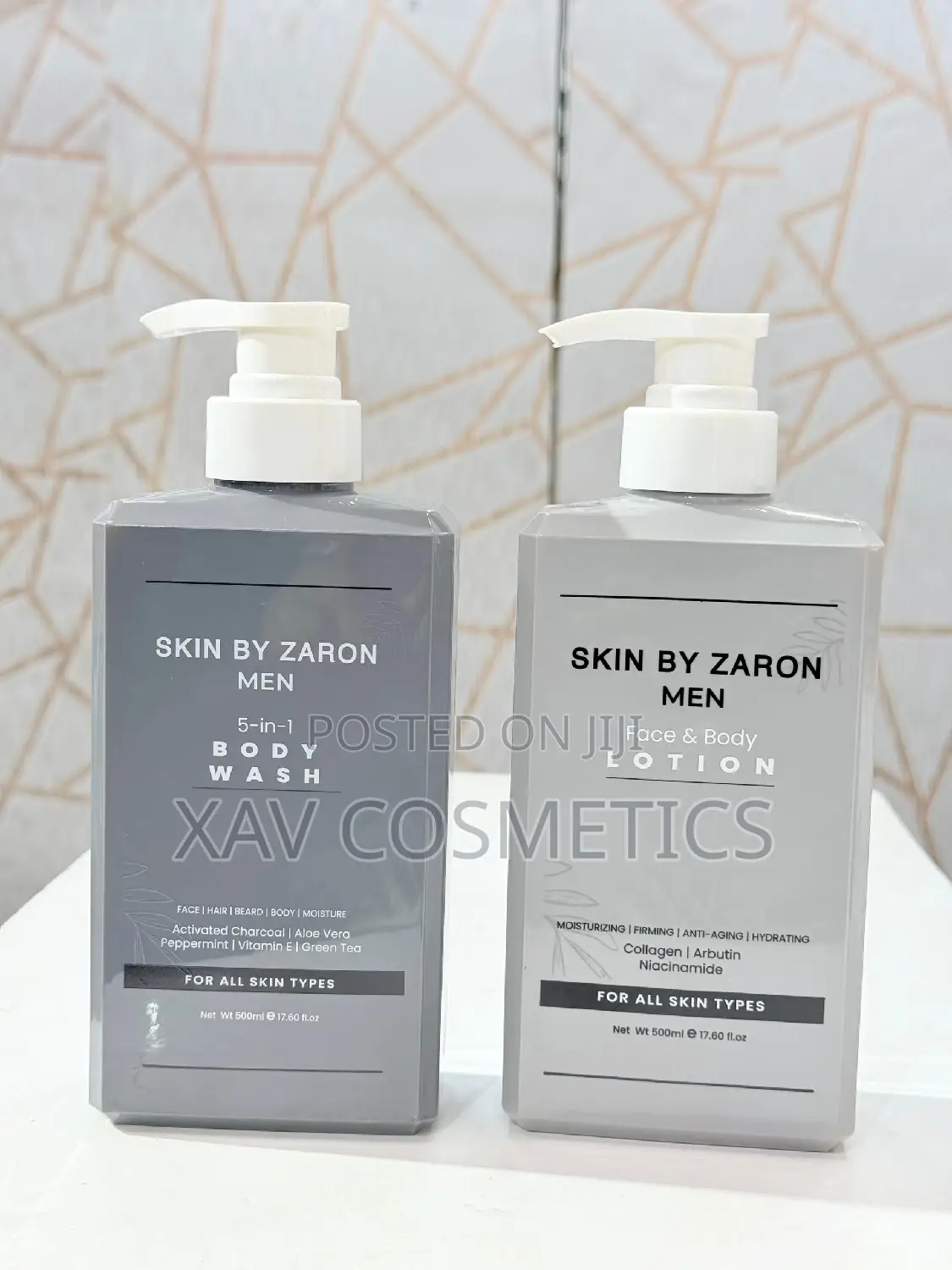 Skin by Zaron Men Face and Body Lotion and Wash