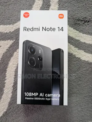 New Xiaomi Redmi Note 14 4G 256 GB Black