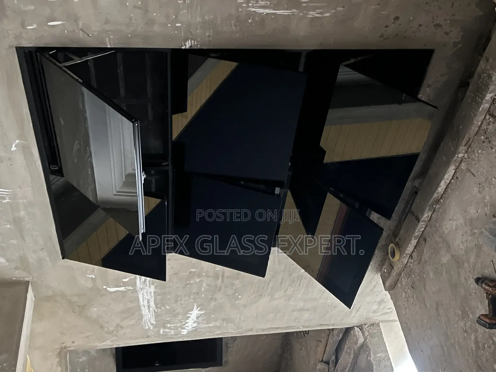 Mini Curtainwall Fabricated Install by Apexglassexpertteam