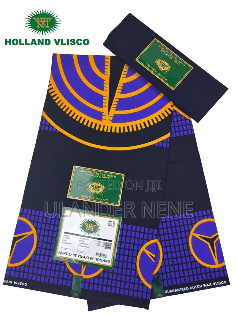 Vlisco Holland Available in Wholesale and Retail .