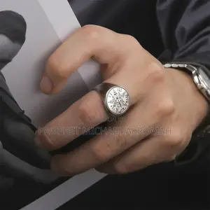 Tetragrammaton Ring Silver Colour