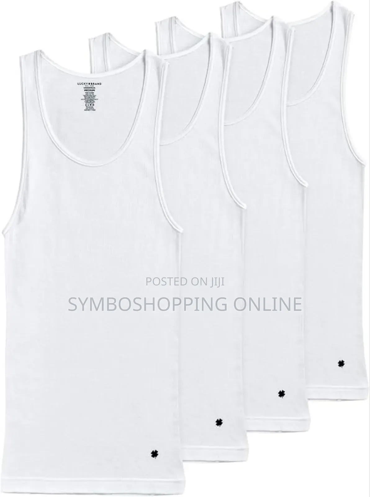 Lucky Brand 4 Pack Ribbed Tanks