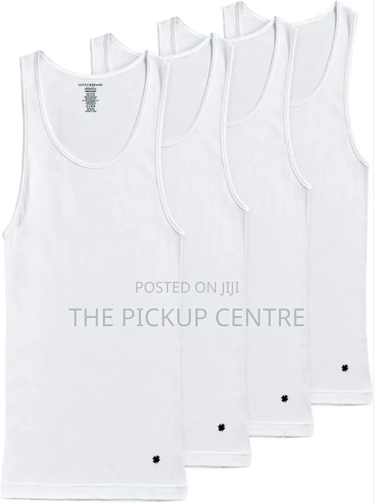 Lucky Brand 4 Pack Ribbed Tanks