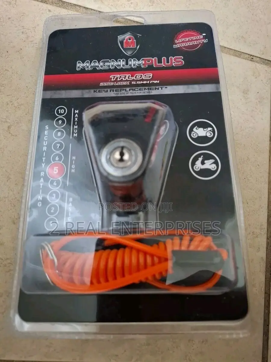 Magnum Plus Talos Disc Lock With a 5.5mm Pin,