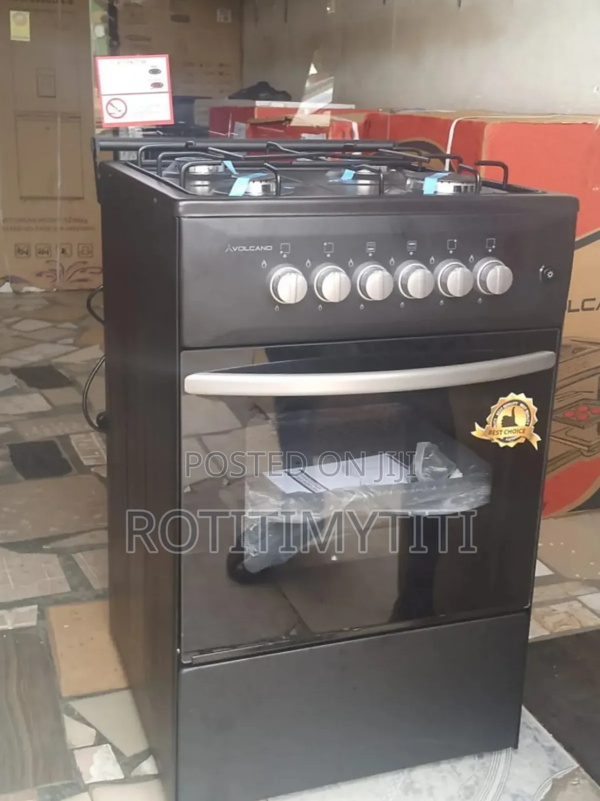 Volcano 50x50cm Gas Cooker the Sharp Choice for Your Kitchen