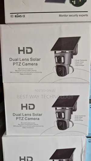 Photo - PTZ Solar Camera, Dual Lens 5mp