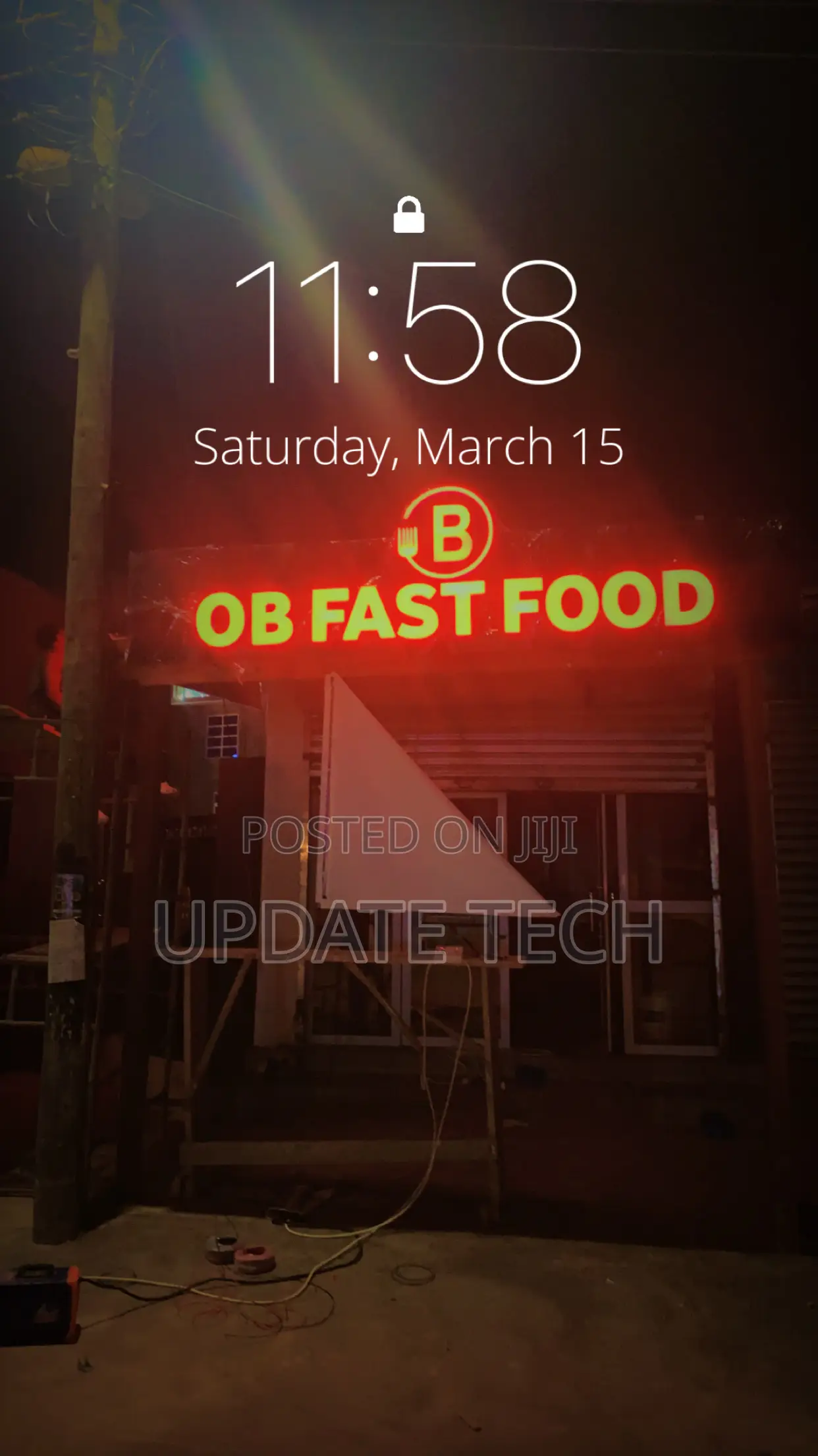 Ob Fast Food 3d Signage