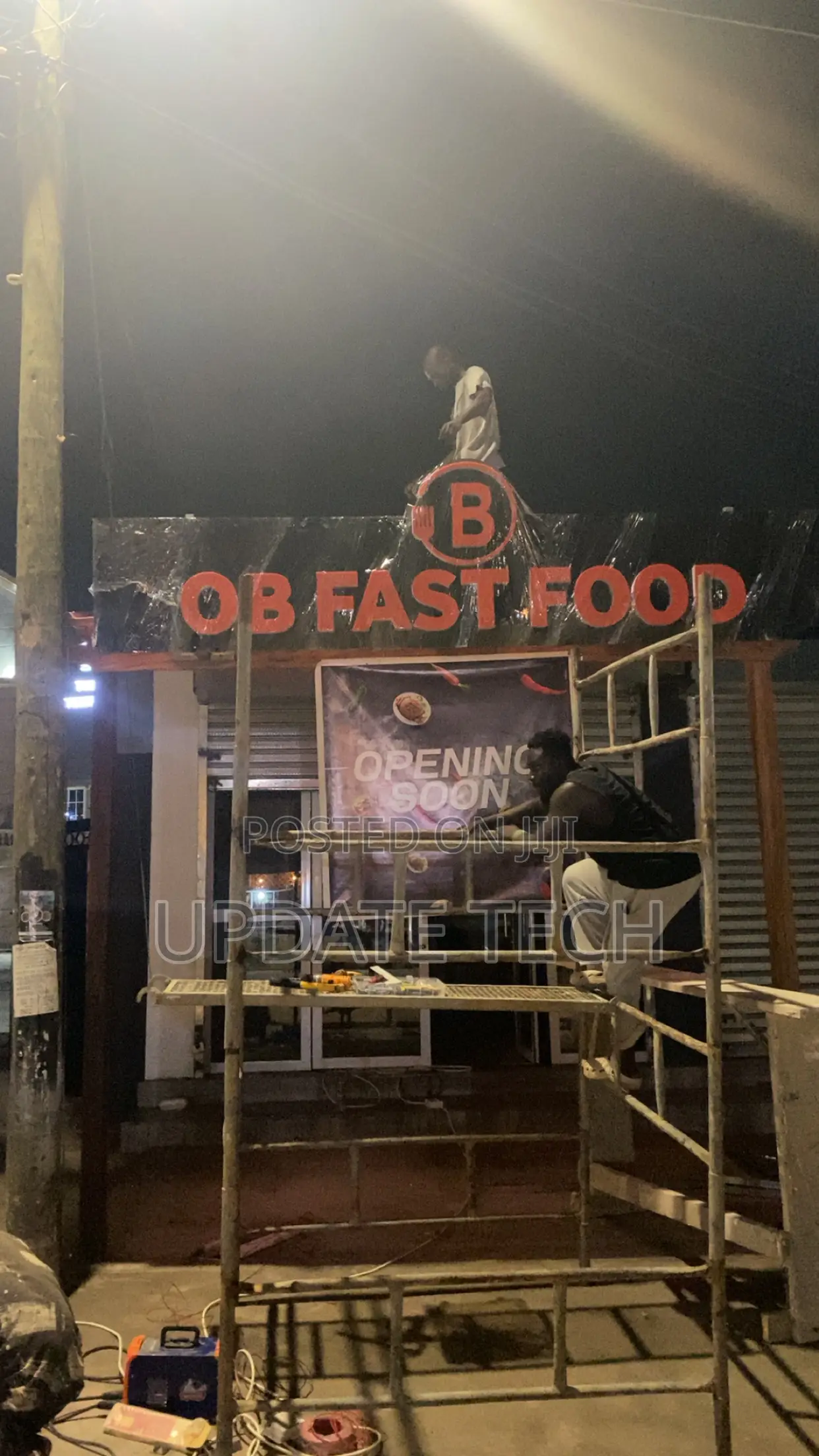 Ob Fast Food 3d Signage