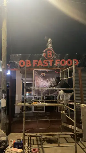 Ob Fast Food 3d Signage