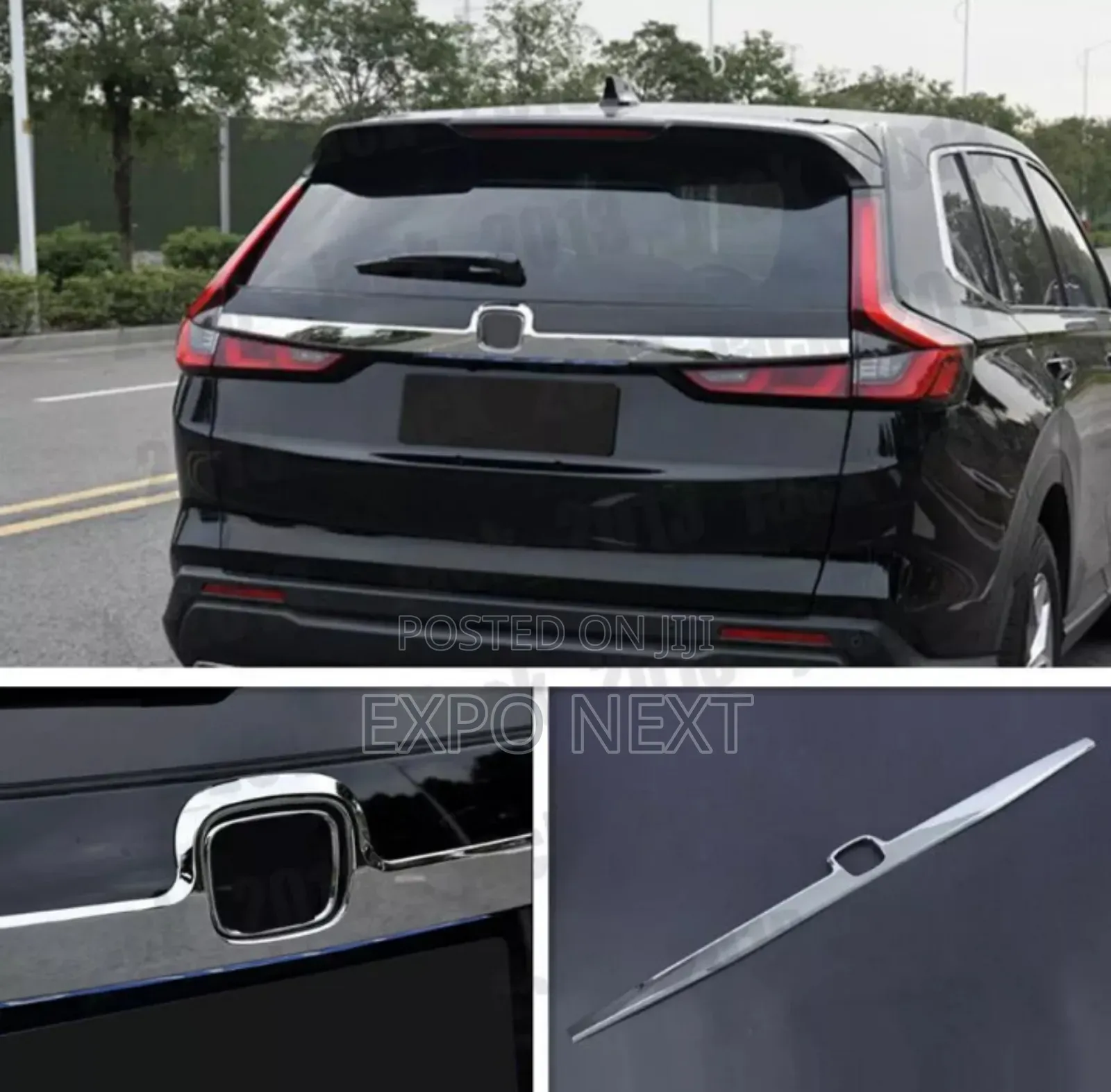 For Honda Cr-v CRV 2023-2025 Chrome Rear Centre Trunk Box