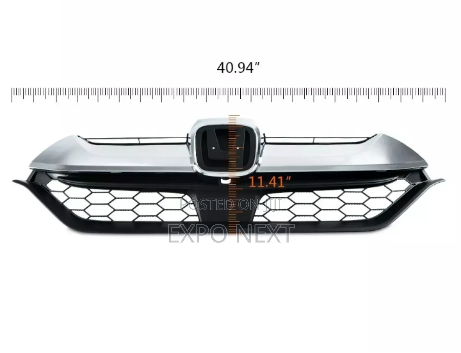 Grill Chrome Mesh Grille Fit For 2017-2019 Honda Cr-v
