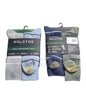 Goldtoe Men's Crew Socks - 6 Pairs
