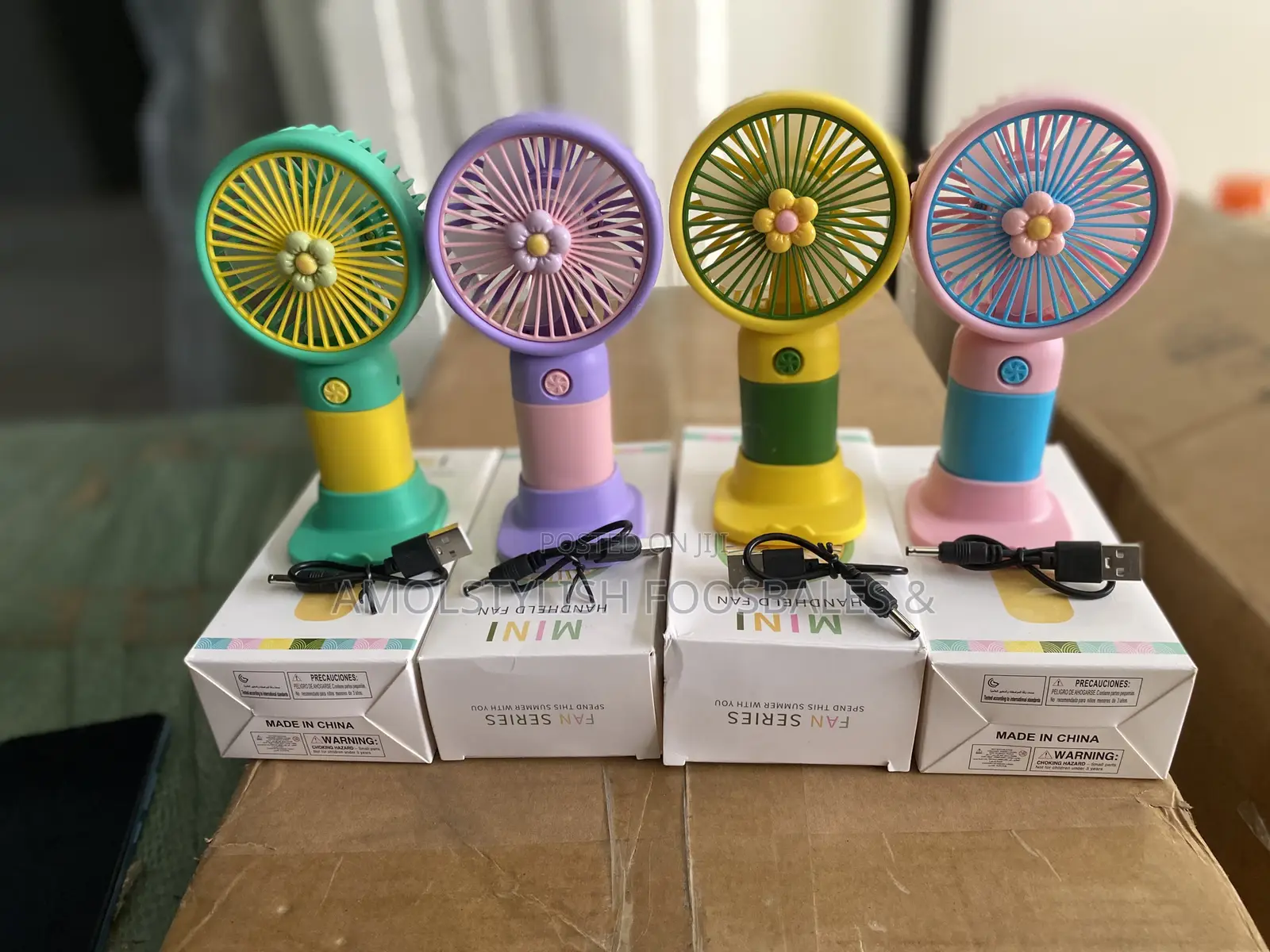 Potable Fan (Hand Held)(Different Kinds)