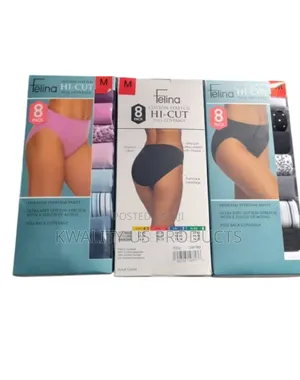 Felina Ladies Hi-Cut Cotton Briefs