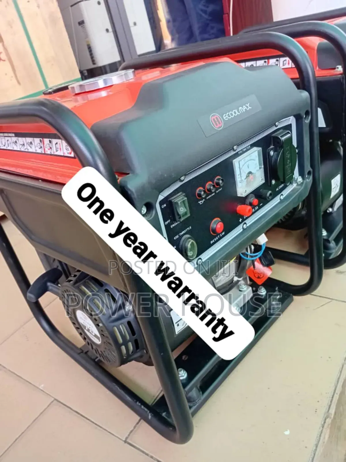 Simplified 7.5kva 8500watts Petrol Generator Ecoolmax