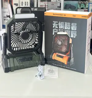 Hooys Rechargeable Fan, Outdoor Multifunctional Fan Fs-F70