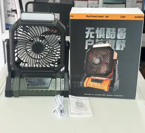 Hooys Rechargeable Fan, Outdoor Multifunctional Fan Fs-F70