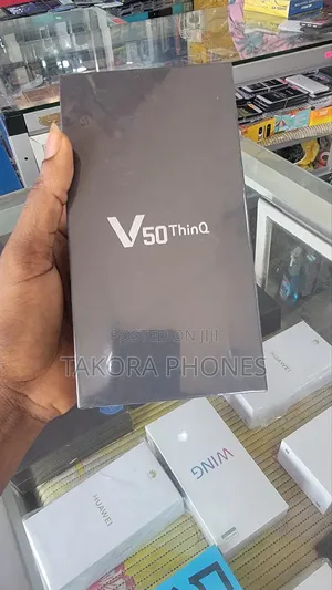 New LG V50 ThinQ 5G 128 GB Black