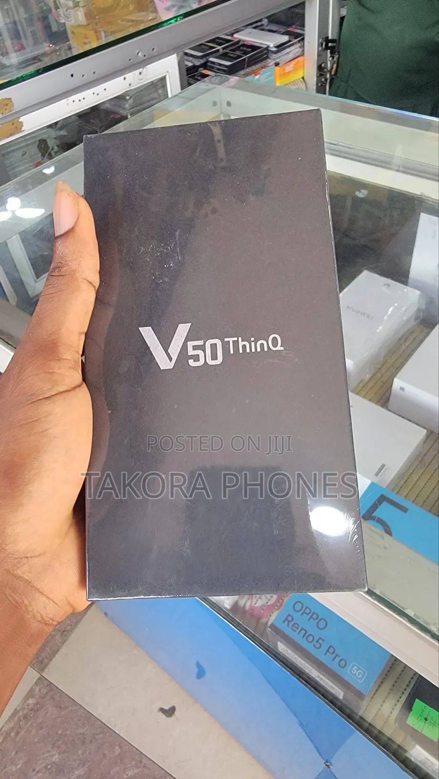 New LG V50 ThinQ 5G 128 GB Black