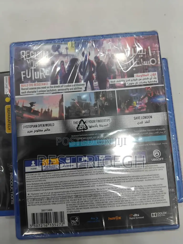 Watch Dogs Legion - Playstation 4 Standard Edition