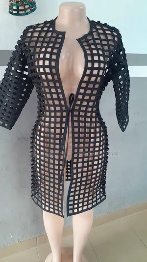 Black Weaved Dress