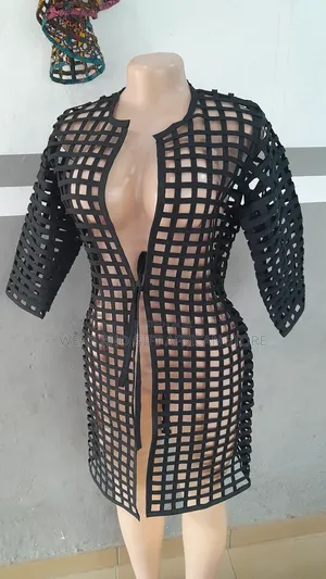 Black Weaved Dress