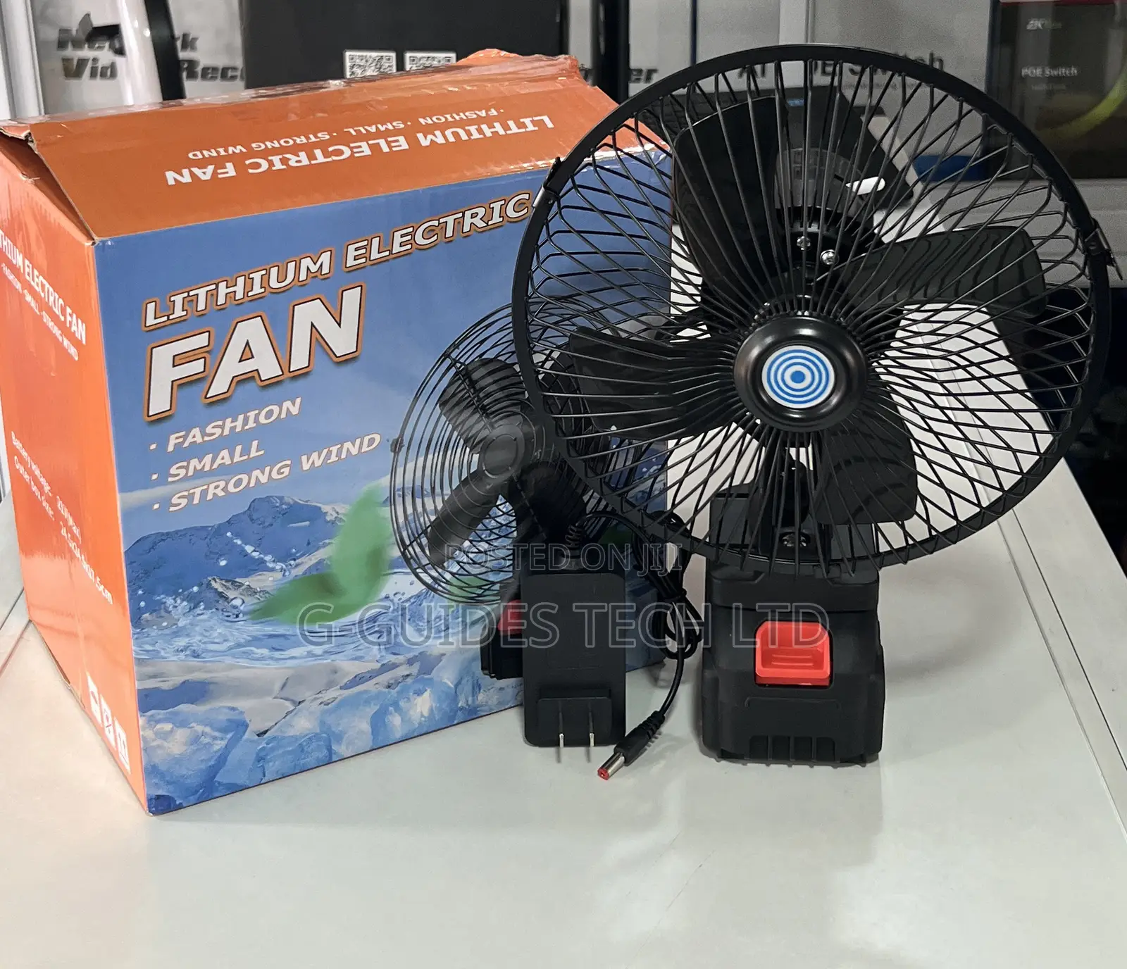 88v Wireless Rechargeable Fan, Outdoor Lithium Electric Fan