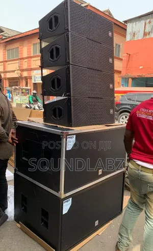 Jac Line Array 10inches Speaker Setup With Rack Full Setup