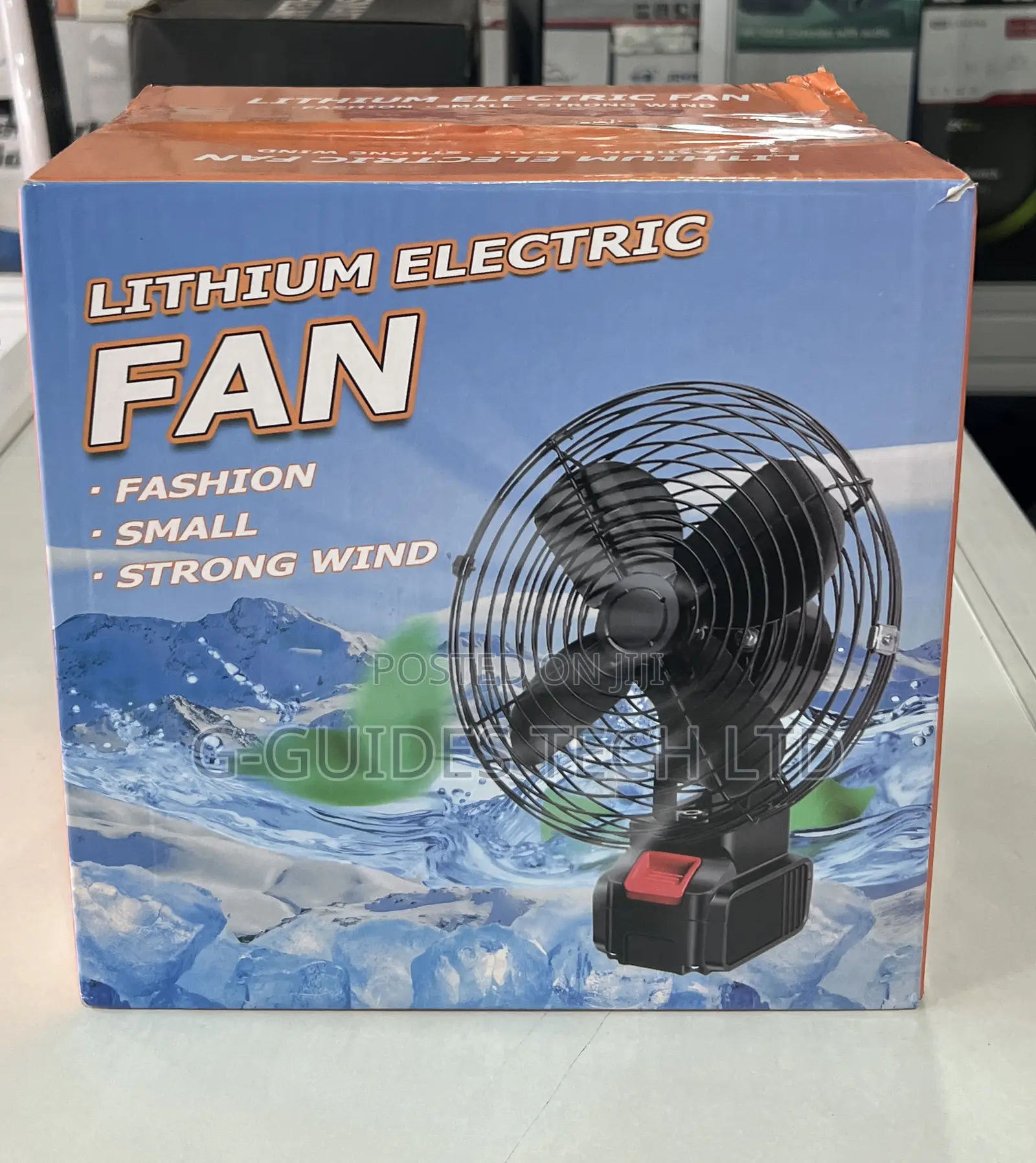 88v Wireless Rechargeable Fan, Outdoor Lithium Electric Fan