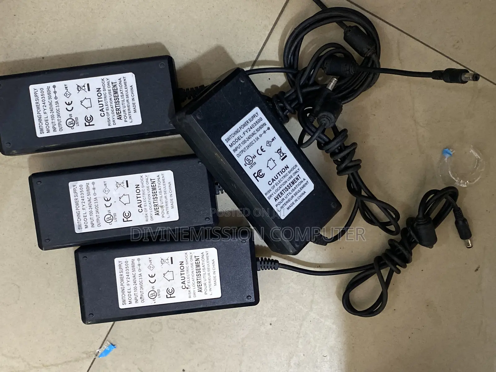 24vdc 3.5a Adapter/ Charger for Printer,Counter,Etc