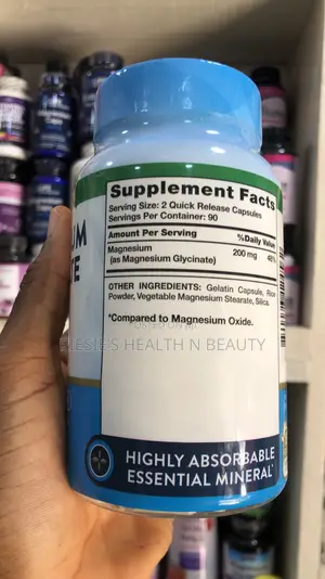 Nature's Truth Magnesium Glycinate Capsules, 200 Mg, 180 Ct.