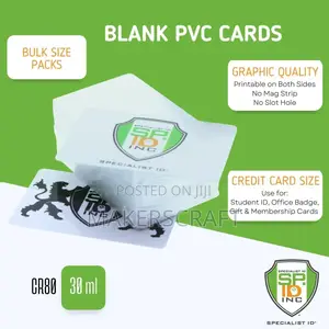 Blank PVC Cards (Inkjet)