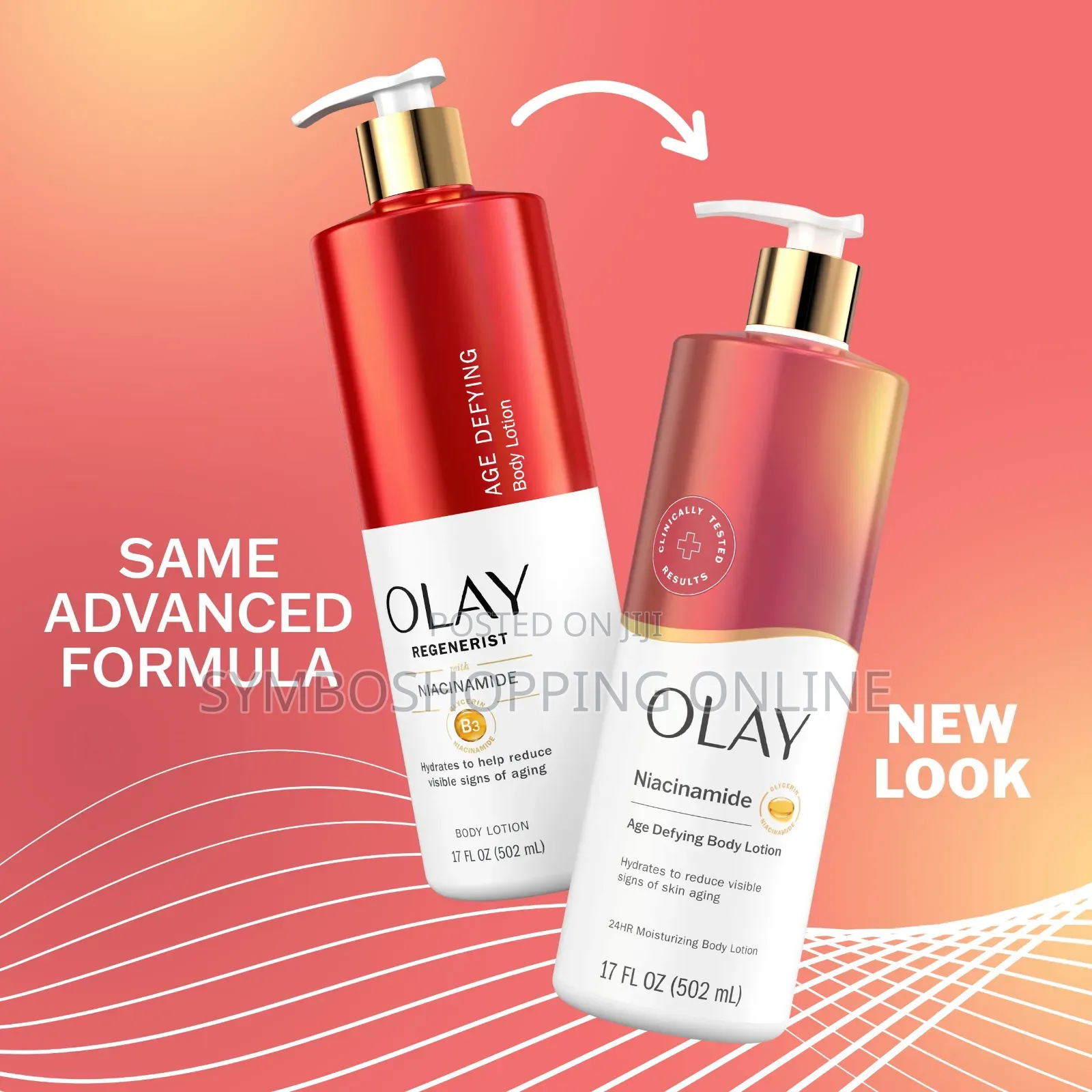Olay Age Defying Niacinamide Hand & Body Lotion 17 Fl Oz