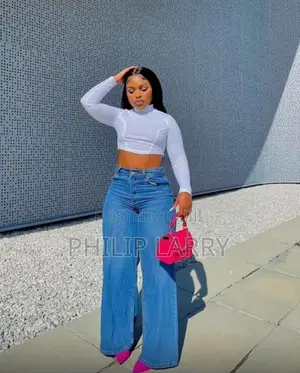 Photo - Wide Straight Legs Jeans