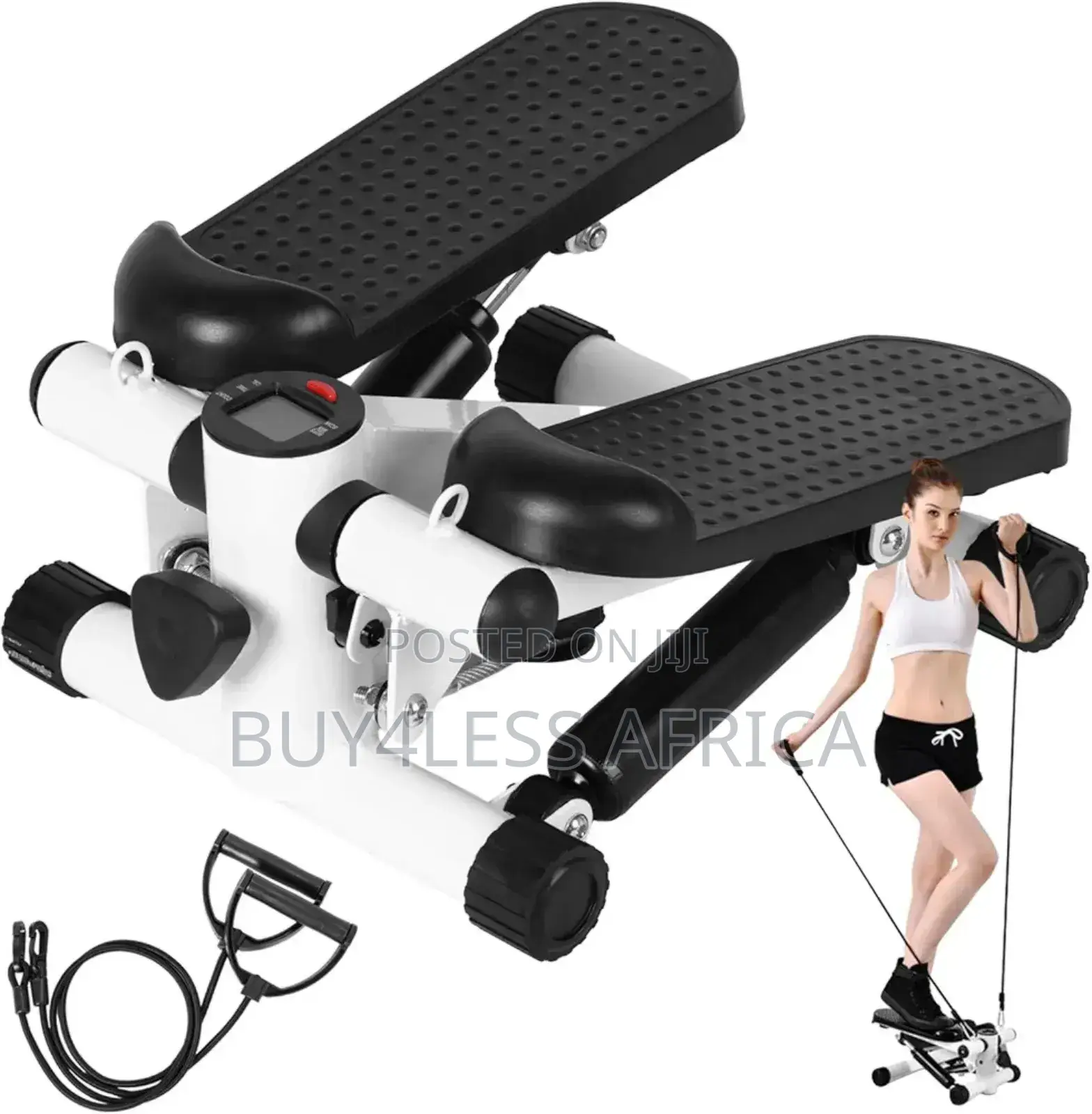 Mini Stepper With Resistance Bands