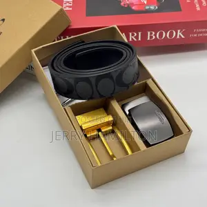 2 Hooks 1 Leather Belt