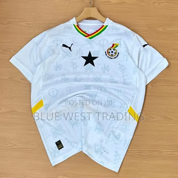 Ghana Black Stars Home Jersey (White)