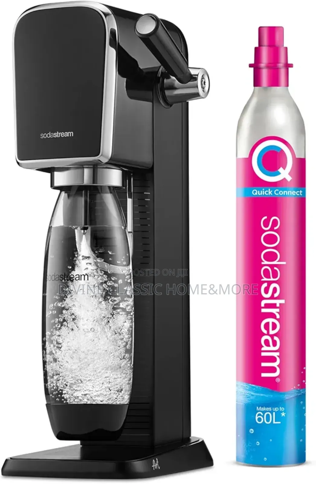 Sodastream - Art Sparkling Water Maker Includes 60l Gas