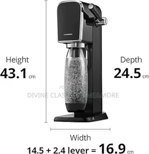 Sodastream - Art Sparkling Water Maker Includes 60l Gas