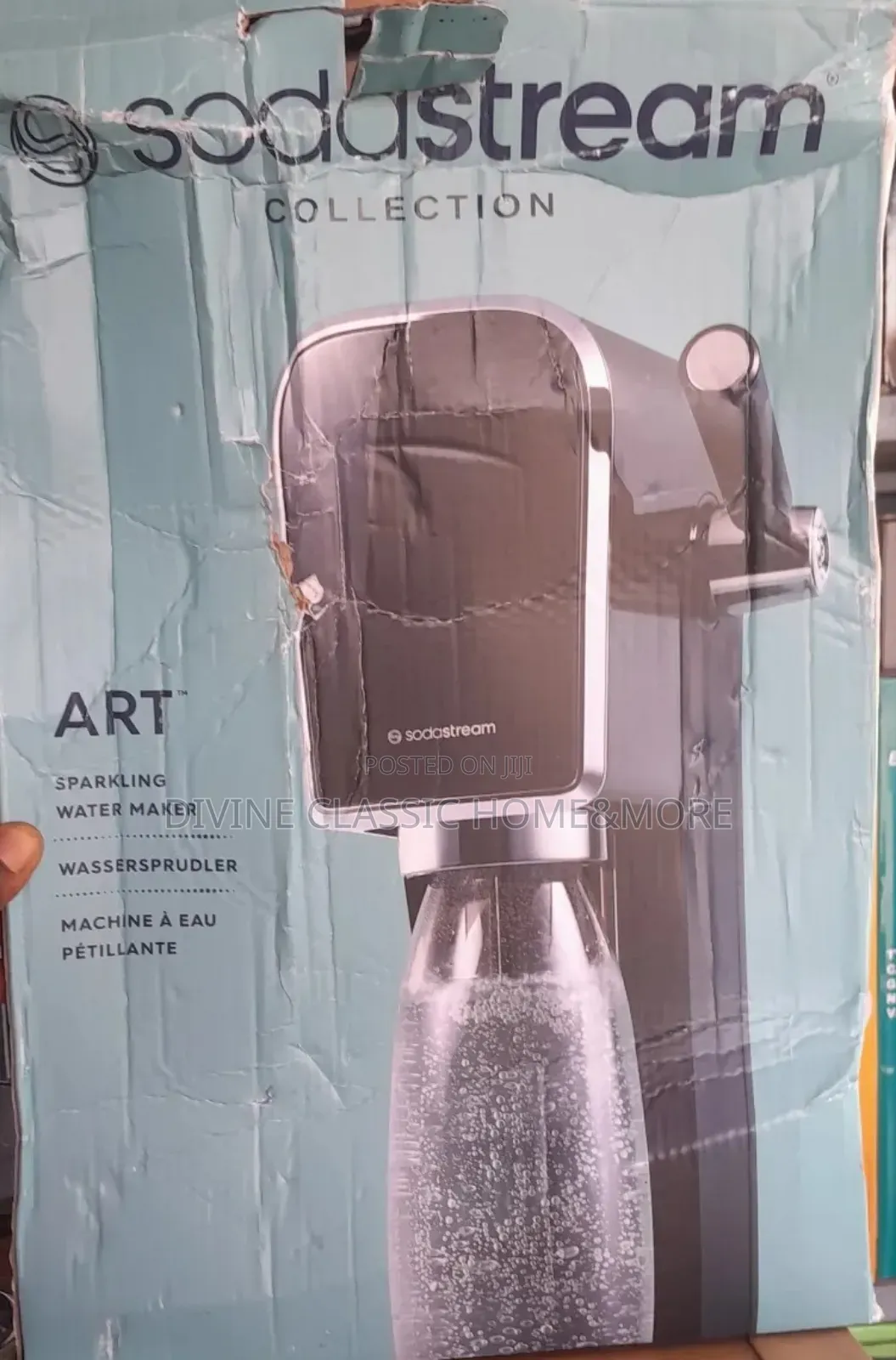 Sodastream - Art Sparkling Water Maker Includes 60l Gas